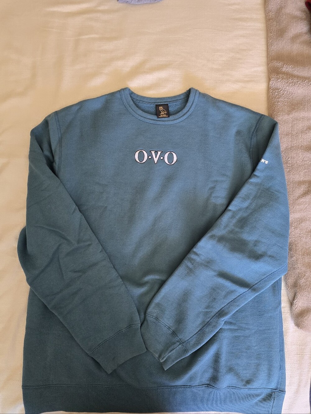 OVO Crewneck Sweatshirt in Teal with White Logo
